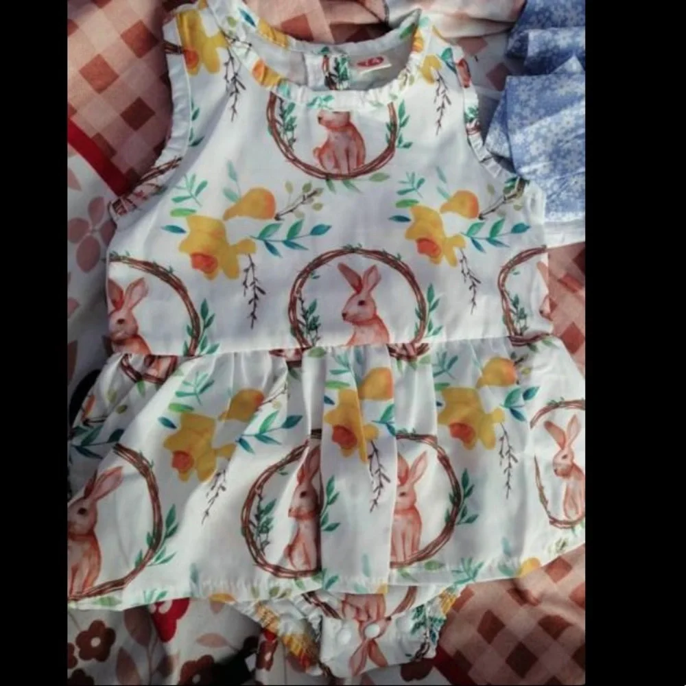 Easter 🐣 outfit. Adorable top with bloomer. - Picture 6 of 7